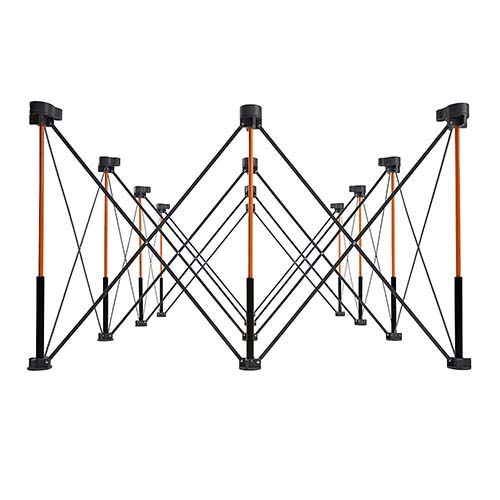 素早くセットアップ可能なスチール製ワークスタンド
