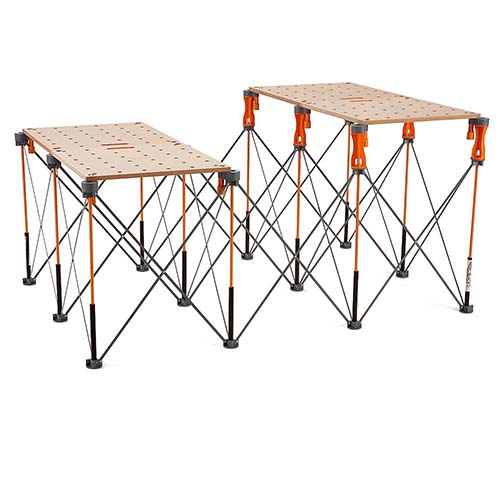 素早くセットアップ可能なスチール製ワークスタンド