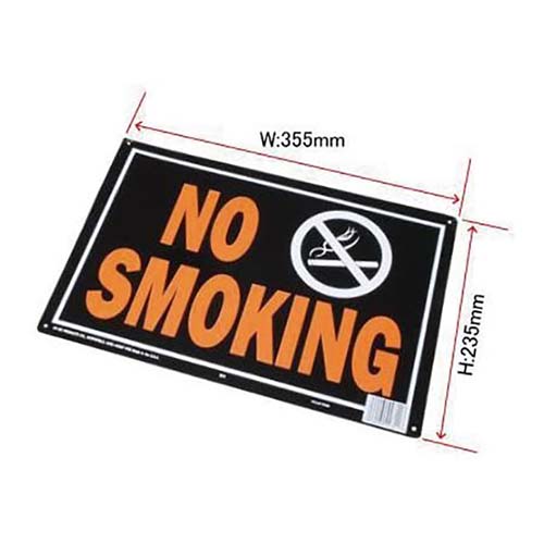 HY-KO 9.25x14アルミサイン（NO SMOKING） HY-811