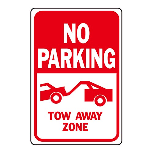 壁やフェンスに最適な取付穴付きヘビーデューティーサインプレート