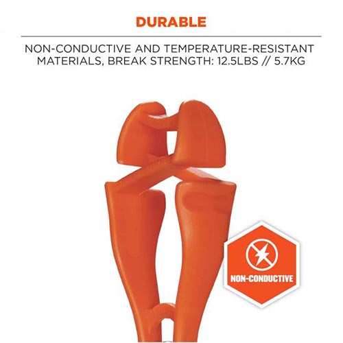 2つの強力なクリップでグローブやタオルなどの持ち歩きに便利なホルダー