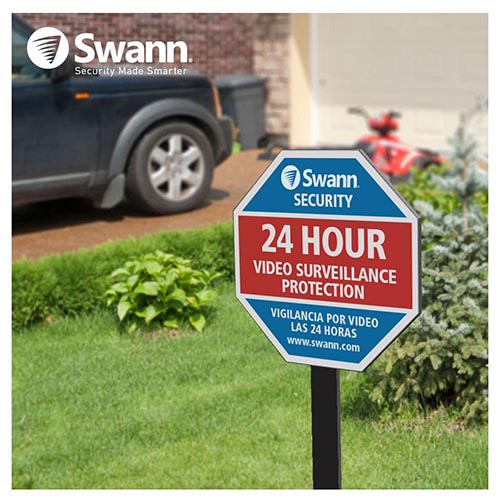 アメリカSwann社のセキュリティーサイン。