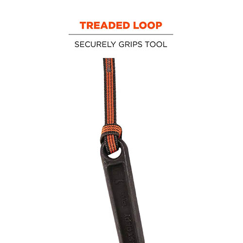 落下物を防ぐ衝撃吸収ツールストラップ