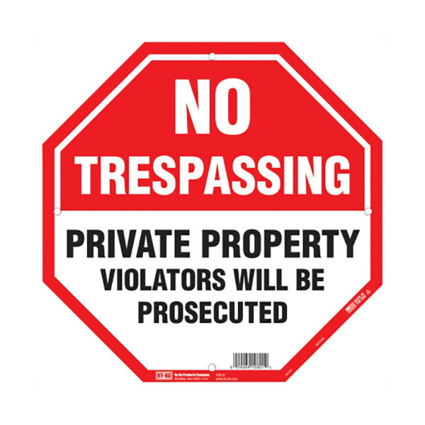 立入禁止、プラスチックサインプレート。