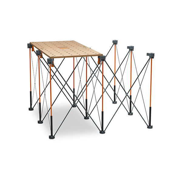 素早くセットアップ可能なスチール製ワークスタンド