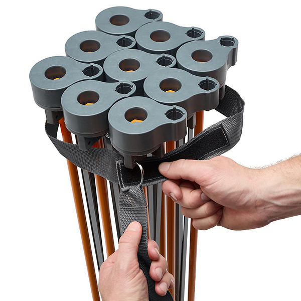 素早くセットアップ可能なスチール製ワークスタンド