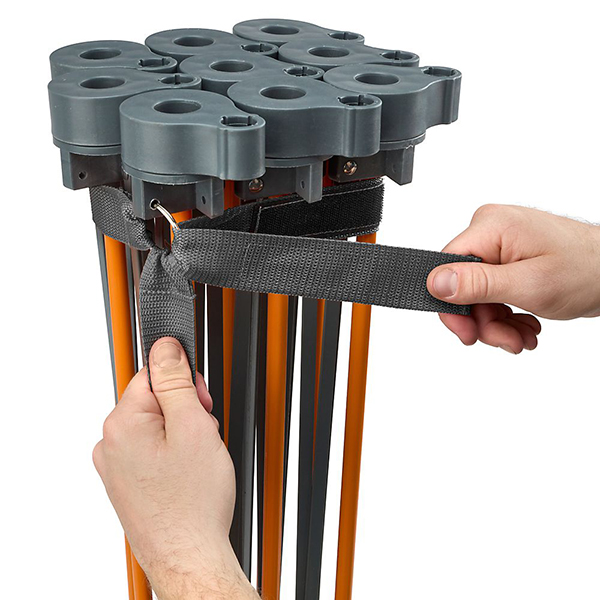 素早くセットアップ可能なスチール製ワークスタンド