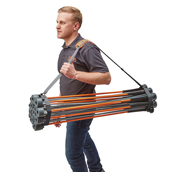 素早くセットアップ可能なスチール製ワークスタンド