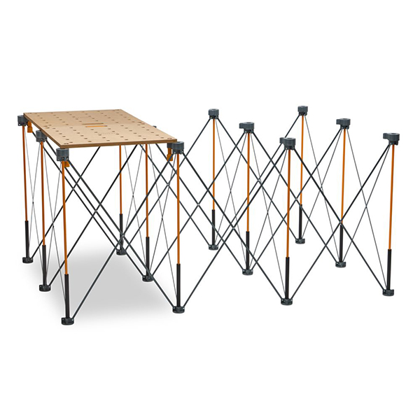 素早くセットアップ可能なスチール製ワークスタンド