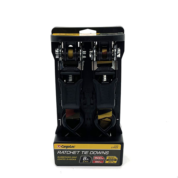 アメリカCARGOLOC社のカモフラ柄ラチェット式タイダウン。