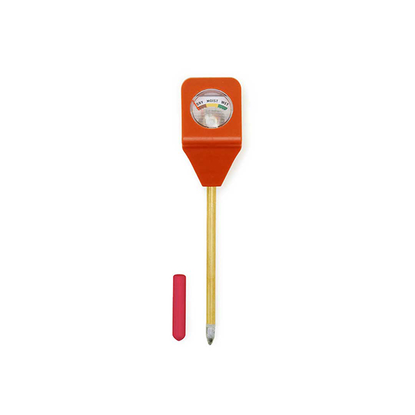 土の湿り具合をチェック！水不足、水のあげすぎを防ぐガーデン用湿度計。