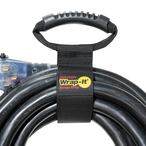 重量物の持ち運びに便利なキャリーストラップ。