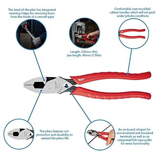 ヘビーな作業に対応した強力プライヤー