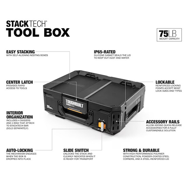 TOUGHBUILT STACKTECH ツールボックス30。