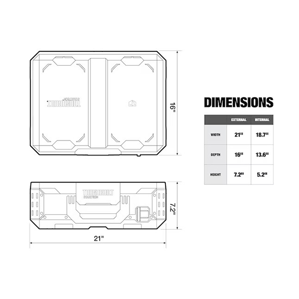 TOUGHBUILT STACKTECH ツールボックス30。