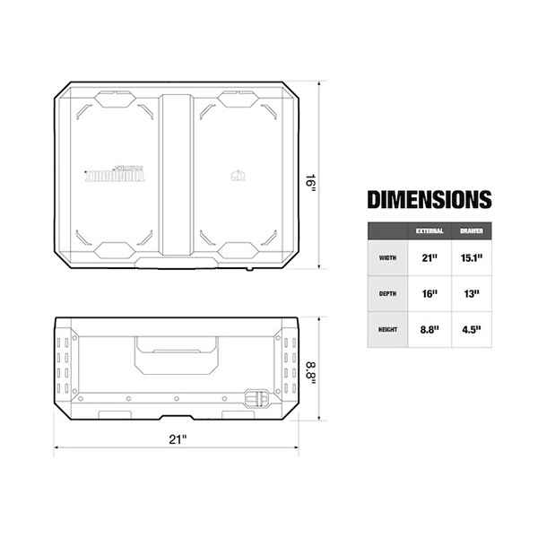 TOUGHBUILT STACKTECH 1ドロワー（引き出し）収納BOX