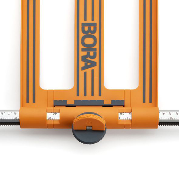 合板などの縁を最大24インチ（60cm）までの幅で素早く簡単に切り落とすことが可能なガイドです