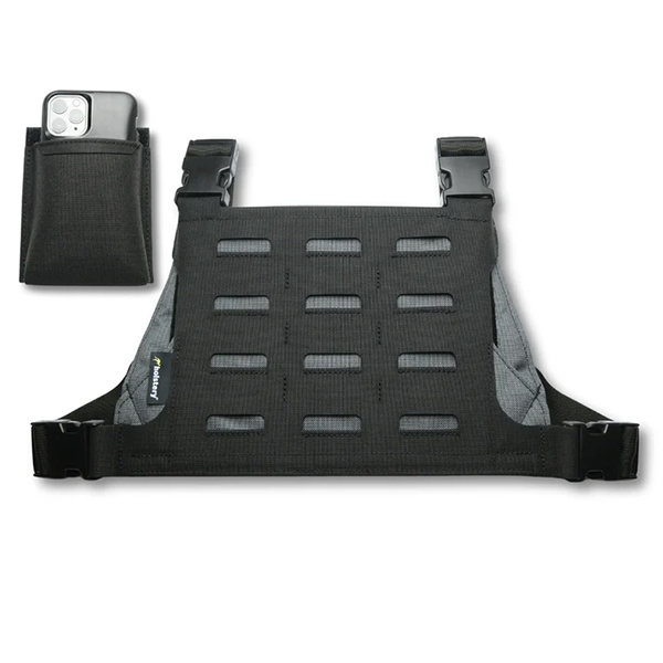 負担や疲労を防ぐチェストリグ。