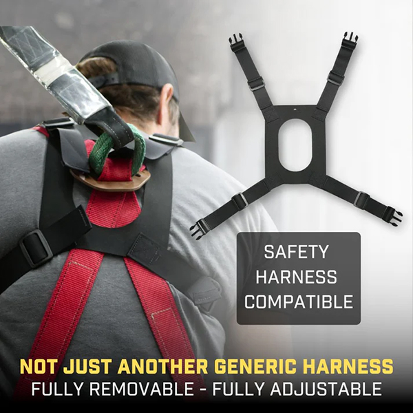 負担や疲労を防ぐチェストリグ。