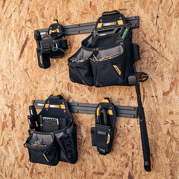 TOUGHBUILT ClipTechハブを使用しポーチをスマートに保管