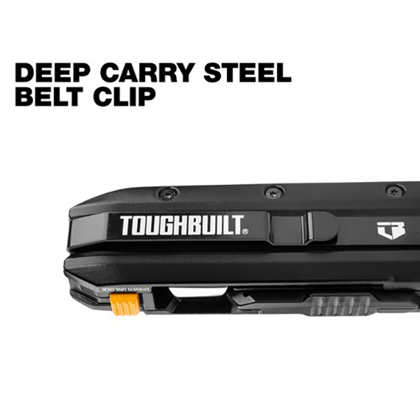 TOUGHBUILTヘビーデューティー仕様5-in-1ユーティリティナイフ。