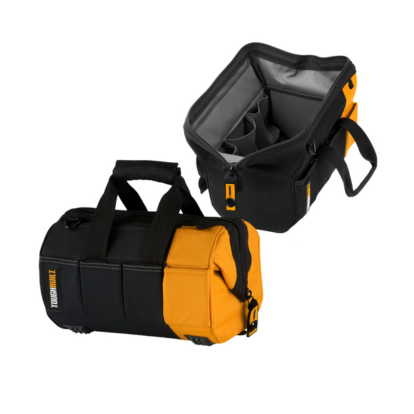 TOUGHBUILTヘビーデューティー仕様ツールバッグ。