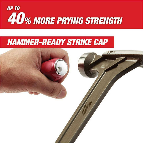 最大 40% のこじ開け強度を実現するIビーム設計のプライバー