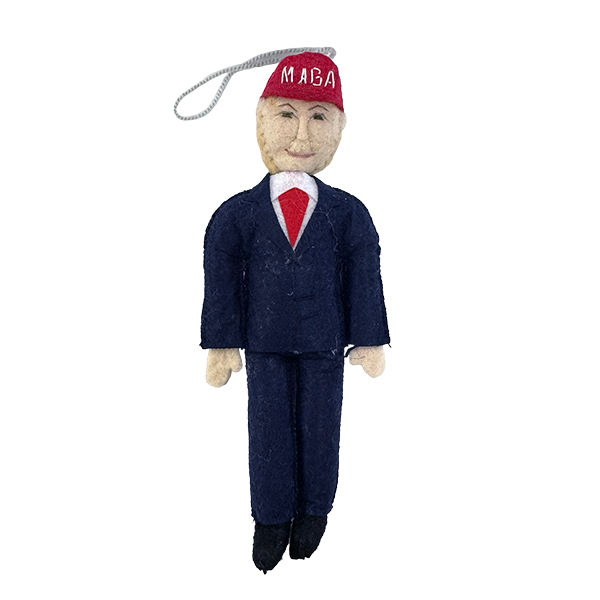 世界的有名アーティストのフェルトオーナメント。