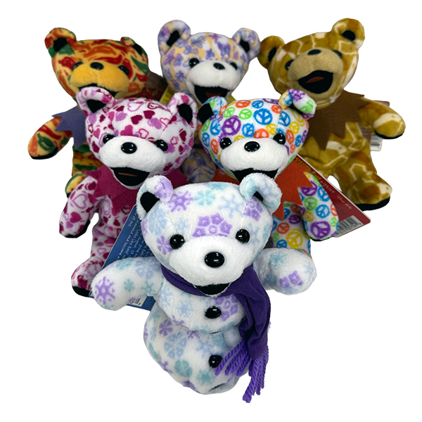 グレイトフルデッド、ダンシングベアぬいぐるみ。