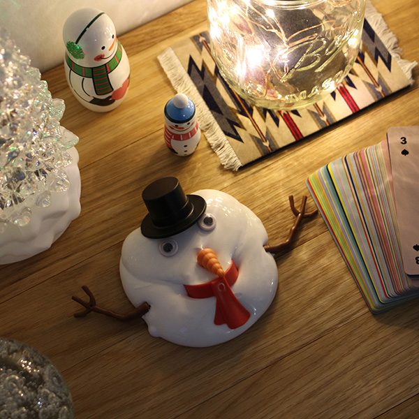 雪ダルマ制作キット。