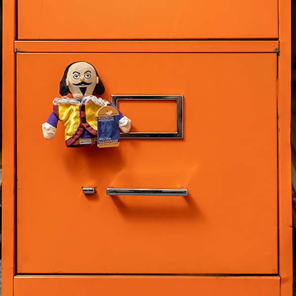 偉人、著名人の指人形。