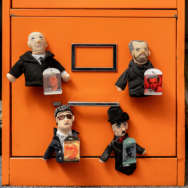 偉人、著名人の指人形。