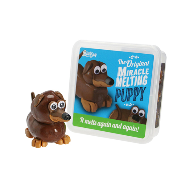 何度でも繰り返しつくって楽しめるシリコン粘土の子犬制作キット。