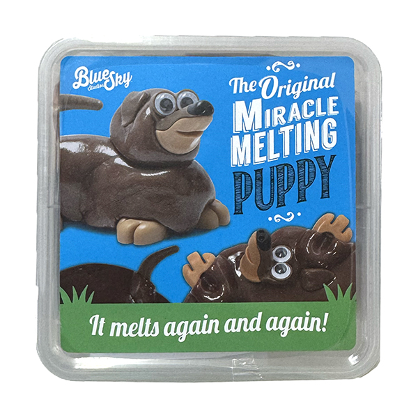 何度でも繰り返しつくって楽しめるシリコン粘土の子犬制作キット。