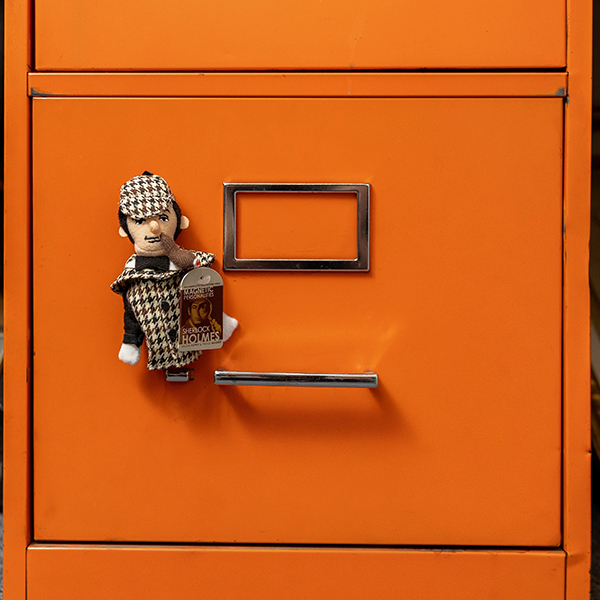 偉人、著名人の指人形。