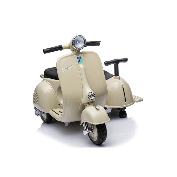 ミニベスパに2人で乗れるサイドカーが付いて登場！