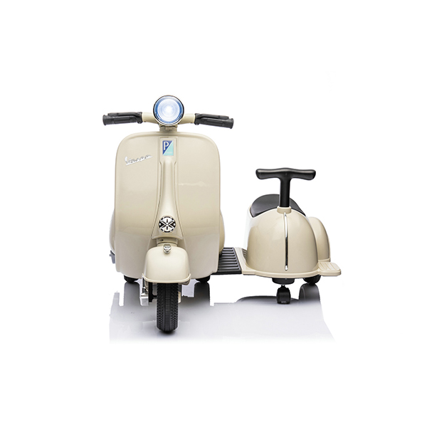 ミニベスパに2人で乗れるサイドカーが付いて登場！