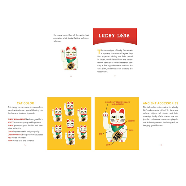 手を動かして幸運を招いてくれる、ラッキーキャットのトイ。