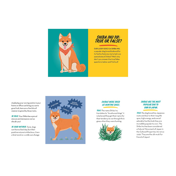 日本の「招き猫」から着想を得て誕生したラッキードッグ。